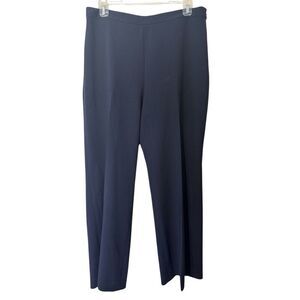 THEORY Nocturne Navy Core Scuba Cropped Leggings Sz 10 Gorgeous